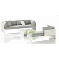 DE- (13) Mobiliário de sala de estar rattan mini sofá conjuntos